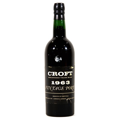 Lot 4 - Croft 1963 vintage port - 1 bottle