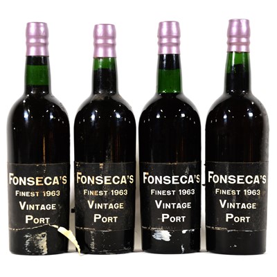 Lot 7 - Fonseca 1963 vintage port - 4 bottles