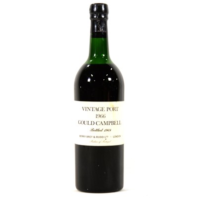 Lot 9 - Gould Campbell 1966 vintage port - 1 bottle