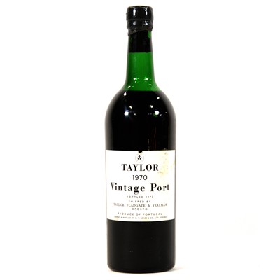 Lot 11 - Taylor 1970 vintage port - 1 bottle