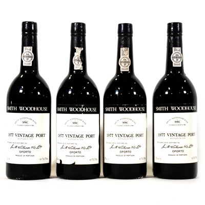 Lot 17 - Smith Woodhouse 1977 vintage port - 4 bottles