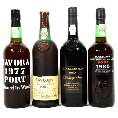 Lot 284 - Four bottles of assorted vintage port