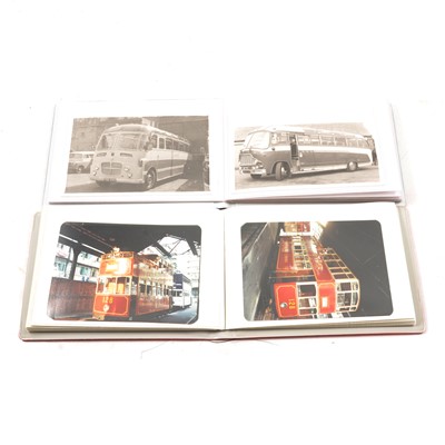 Lot 128 - Large collection of photographs and some cards, bus, coach, tram and transport related