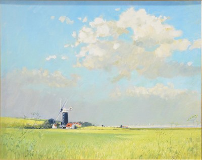 Lot 272 - English School, probably a Leicester-based artist, Suffolk Windmill