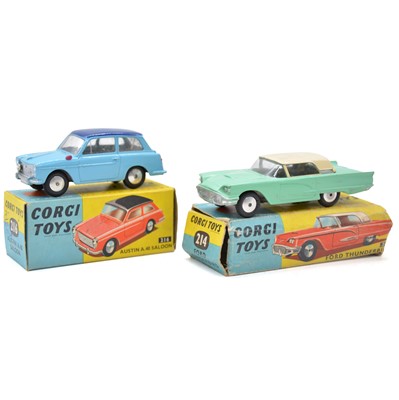 Lot 116 - Two Corgi Toys die-cast vehicles, model 214, model 216, boxed