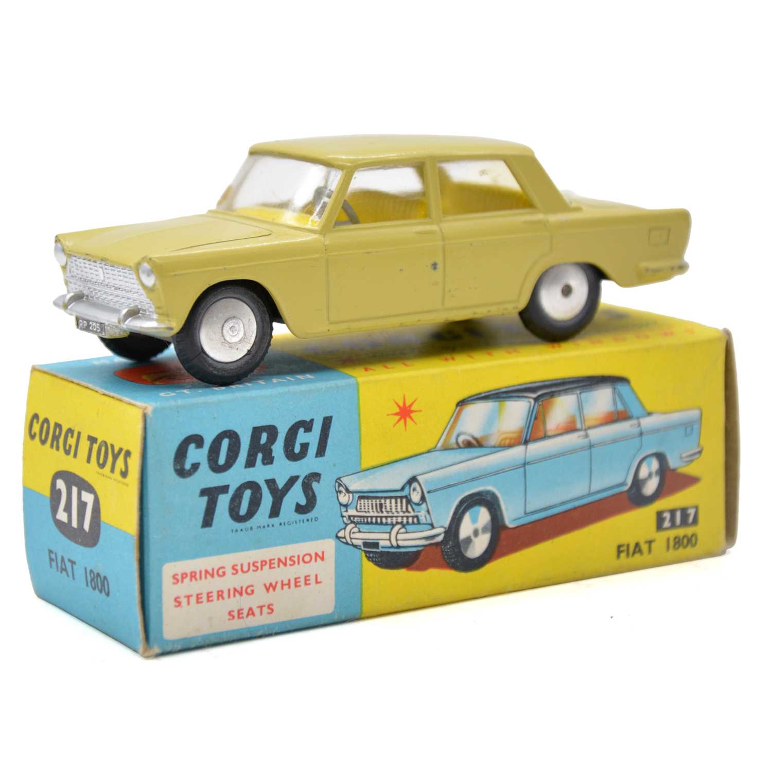 Lot 128 - Corgi Toys die-cast vehicle, model 217 Fiat