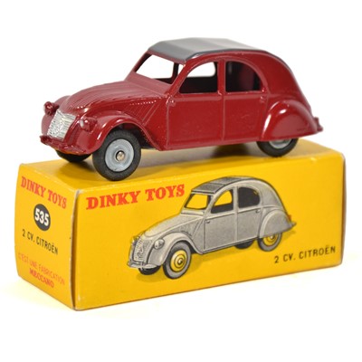 Lot 51 - Dinky Toys French die-cast vehicle, model 535 Citroen 2CV, boxed