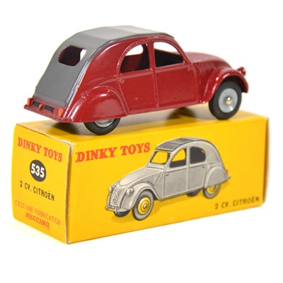 Lot 51 - Dinky Toys French die-cast vehicle, model 535 Citroen 2CV, boxed