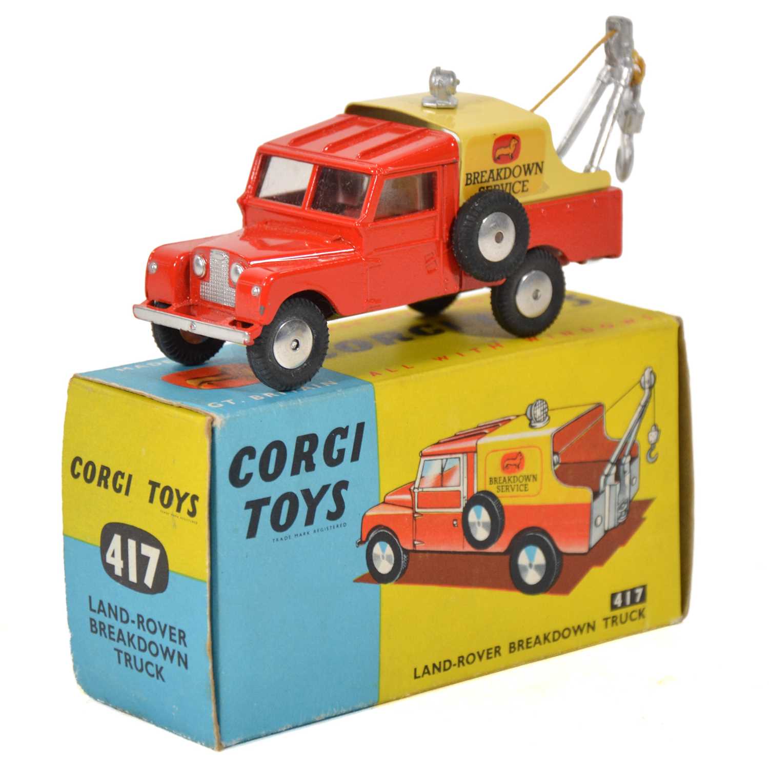 Lot 113 - Corgi Toys 417 Land Rover Breakdown Truck,