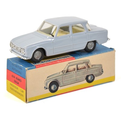 Lot 228 - Politoys Microminiature model no.71 Alfa Romeo Giulia, boxed.