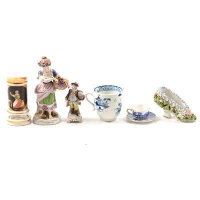 Lot 59 - Collection of Fairings, figures, and miniature teaware