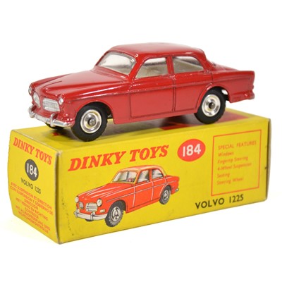 Lot 59 - Dinky Toys model 184 Volvo 1225, red body, spun hubs, boxed.