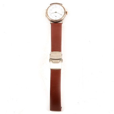 Lot 361 - A 1918 silver trench watch.