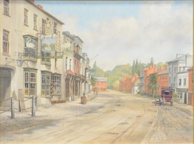 Lot 256 - Geoffrey R Herickx, Market Harborouhh High Street