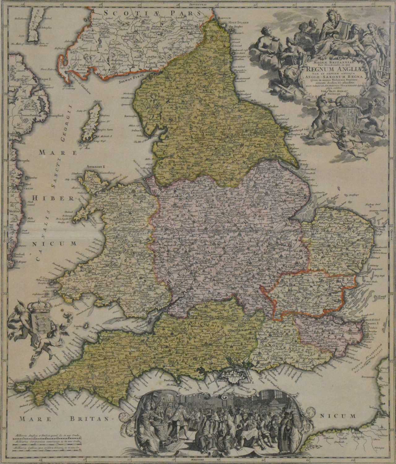 Lot 496 - John Baptist Homann, Magnae Britanniae