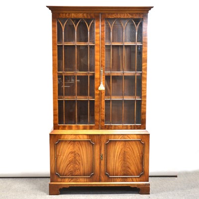 Lot 349 - Reproduction mahogany bookcase