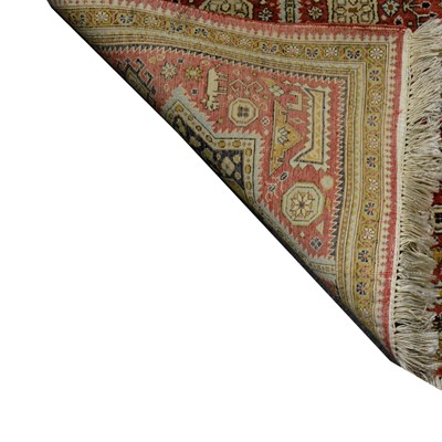 Lot 485 - Ghom silk rug