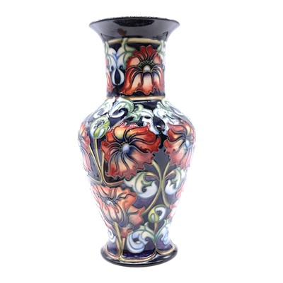 Lot 43 - Moorcroft Pottery, a 'Tapestry of Colour' trial vase.