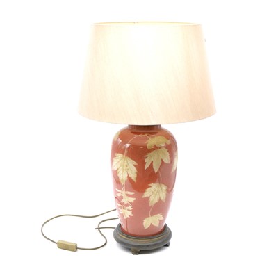 Lot 357 - Contemporary table lamp