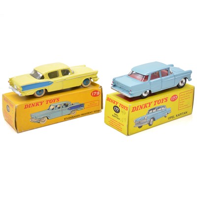 Lot 16 - Two Dinky Toys die-cast models, 177, 179, both boxed