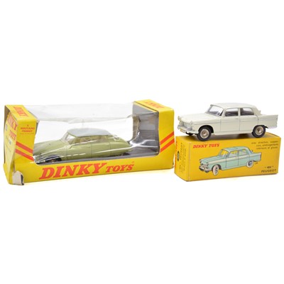 Lot 10 - French Dinky Toys models, two including 530 DS 19 Citroen