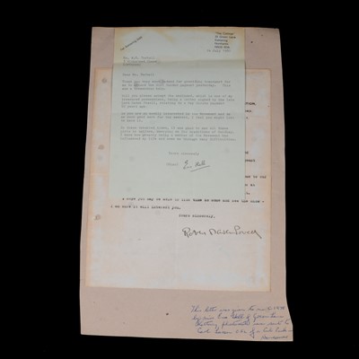 Lot 168 - Signed letter from Lord Baden Powell