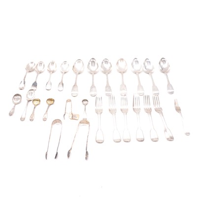 Lot 195 - Quantity of silver cutlery