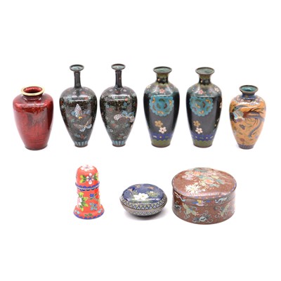 Lot 52 - Small collection of cloisonne