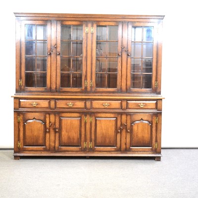 Lot 400 - Large oak bookcase by Titchmarsh & Goodwin