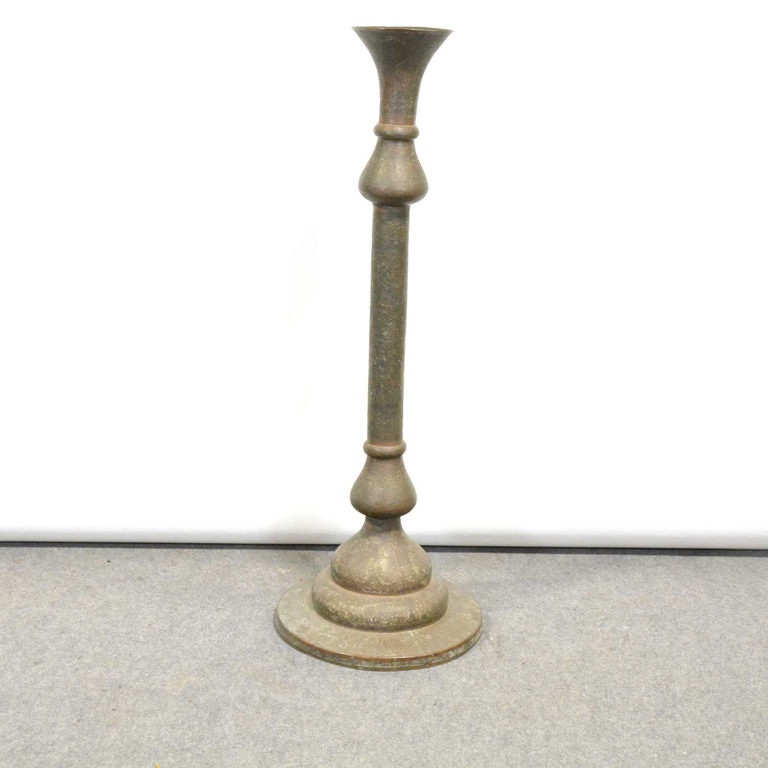 Lot 658 - Indian brass stand