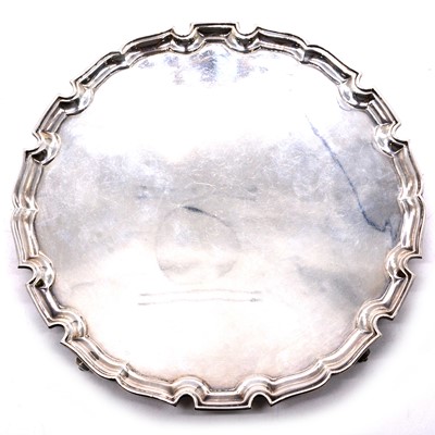 Lot 178 - Silver salver