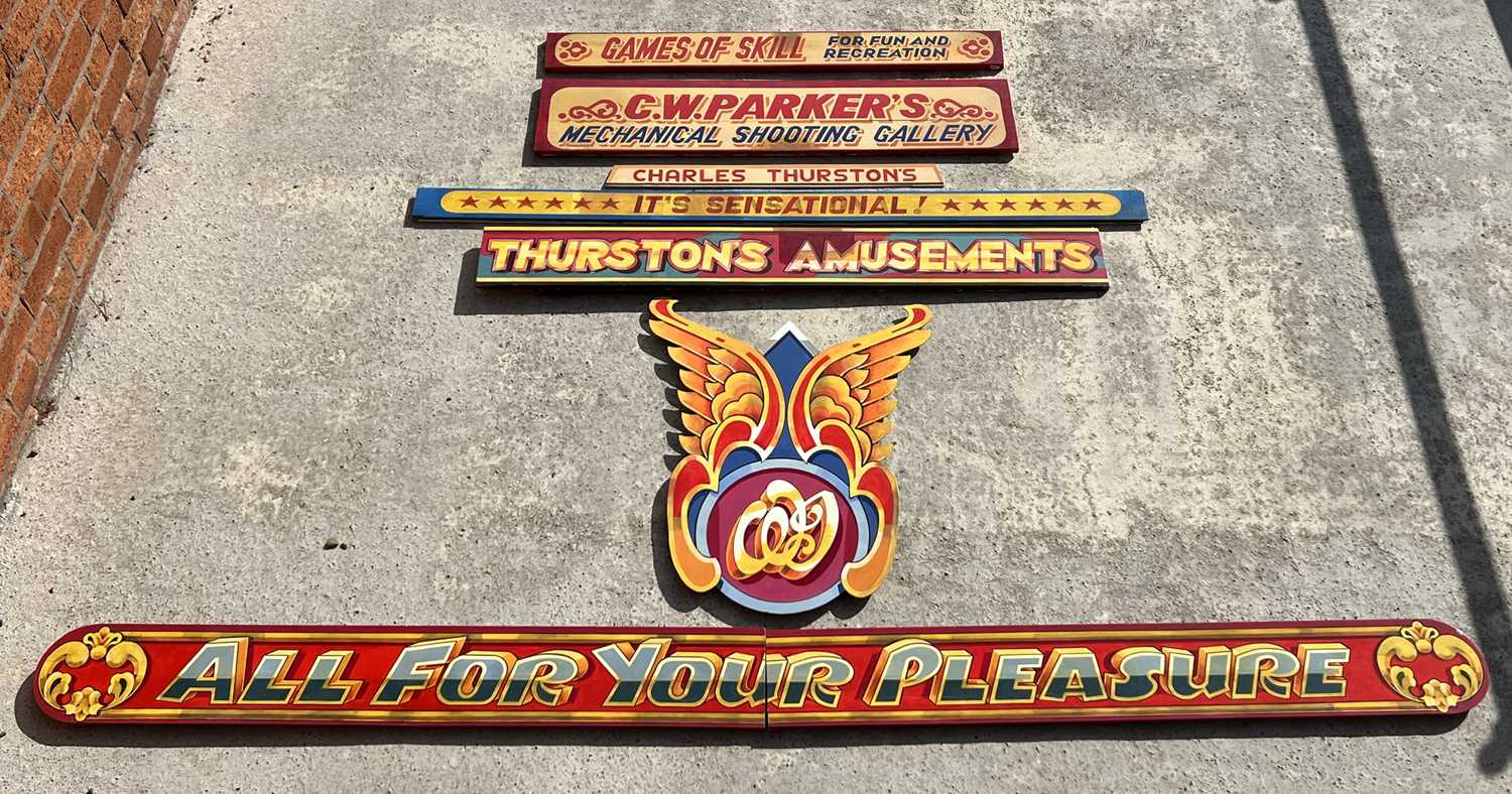 Lot 235 - Thurston Fairground; Signs