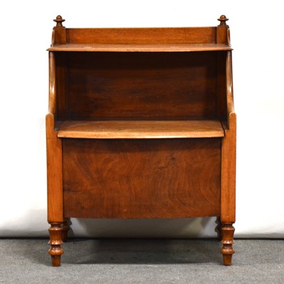 Lot 77 - Victorian mahogany commode stool