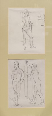 Lot 796 - John Aldridge, six pencil sketches