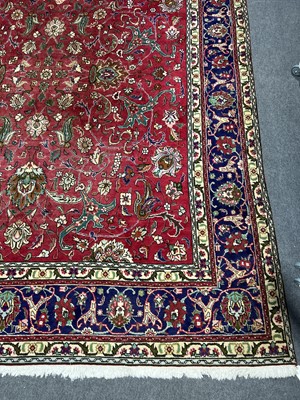 Lot 416 - Tabriz pattern carpet