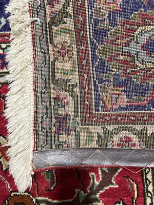 Lot 416 - Tabriz pattern carpet