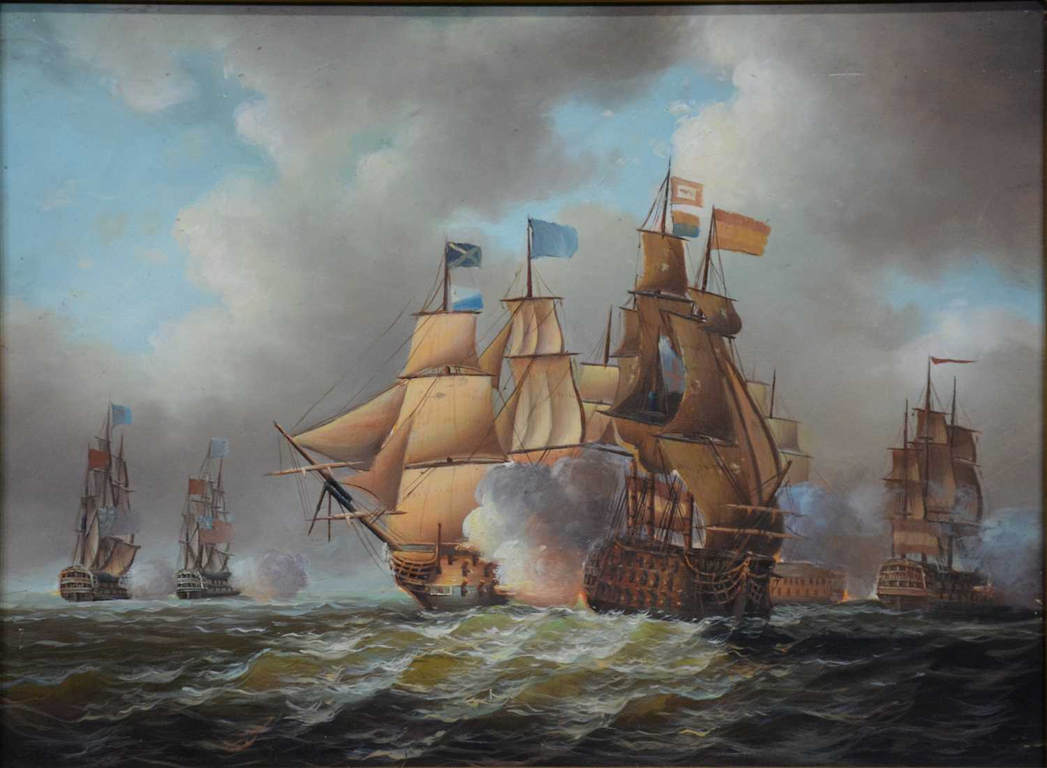 Lot 235 - Contemporary, Naval battle