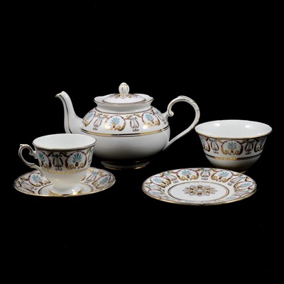 Lot 59 - Royal Grafton bone china tea service, Grecian pattern.