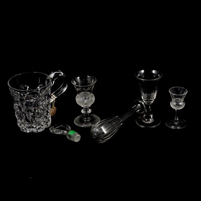 Lot 51 - Quantity of Georgian and later glassware