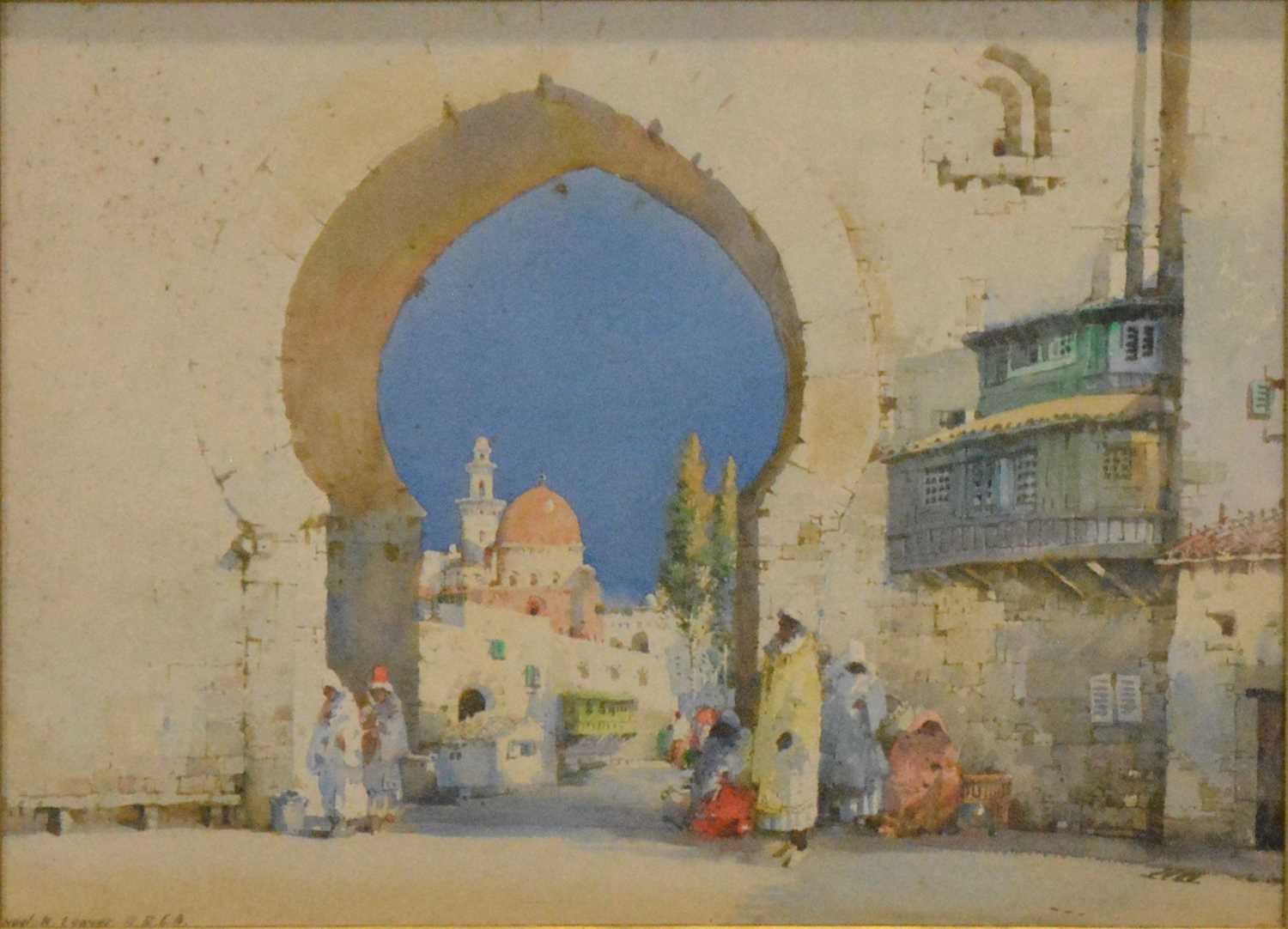 Lot 456 - Noel H Leaver, A Moorish Gateway.