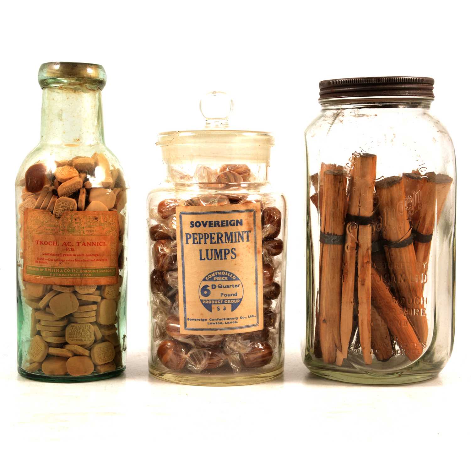 Lot 117 - Vintage sweet jars, etc.