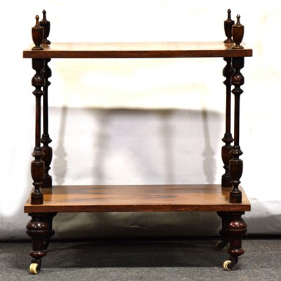 Lot 539 - Victorian walnut whatnot