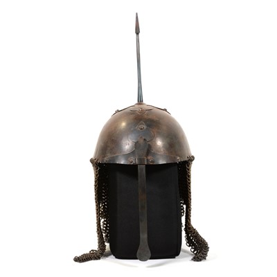 Lot 767 - Steel Persian style helmet