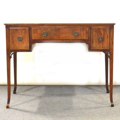 Lot 359 - Two mahogany side tables and a drop-leaf table