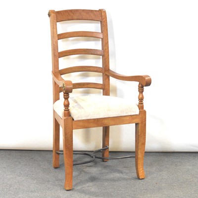 Lot 360 - Modern ash elbow chair