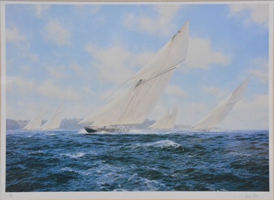 Lot 337 - Steven Dews, Britannia racing off Cowes