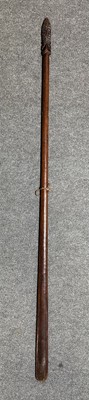 Lot 134 - A New Zealand Maori hardwood Taiaha staff