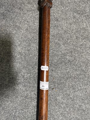 Lot 134 - A New Zealand Maori hardwood Taiaha staff