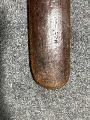 Lot 134 - A New Zealand Maori hardwood Taiaha staff
