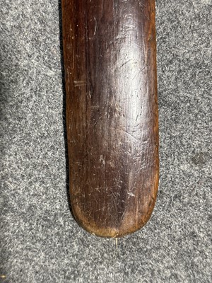 Lot 134 - A New Zealand Maori hardwood Taiaha staff